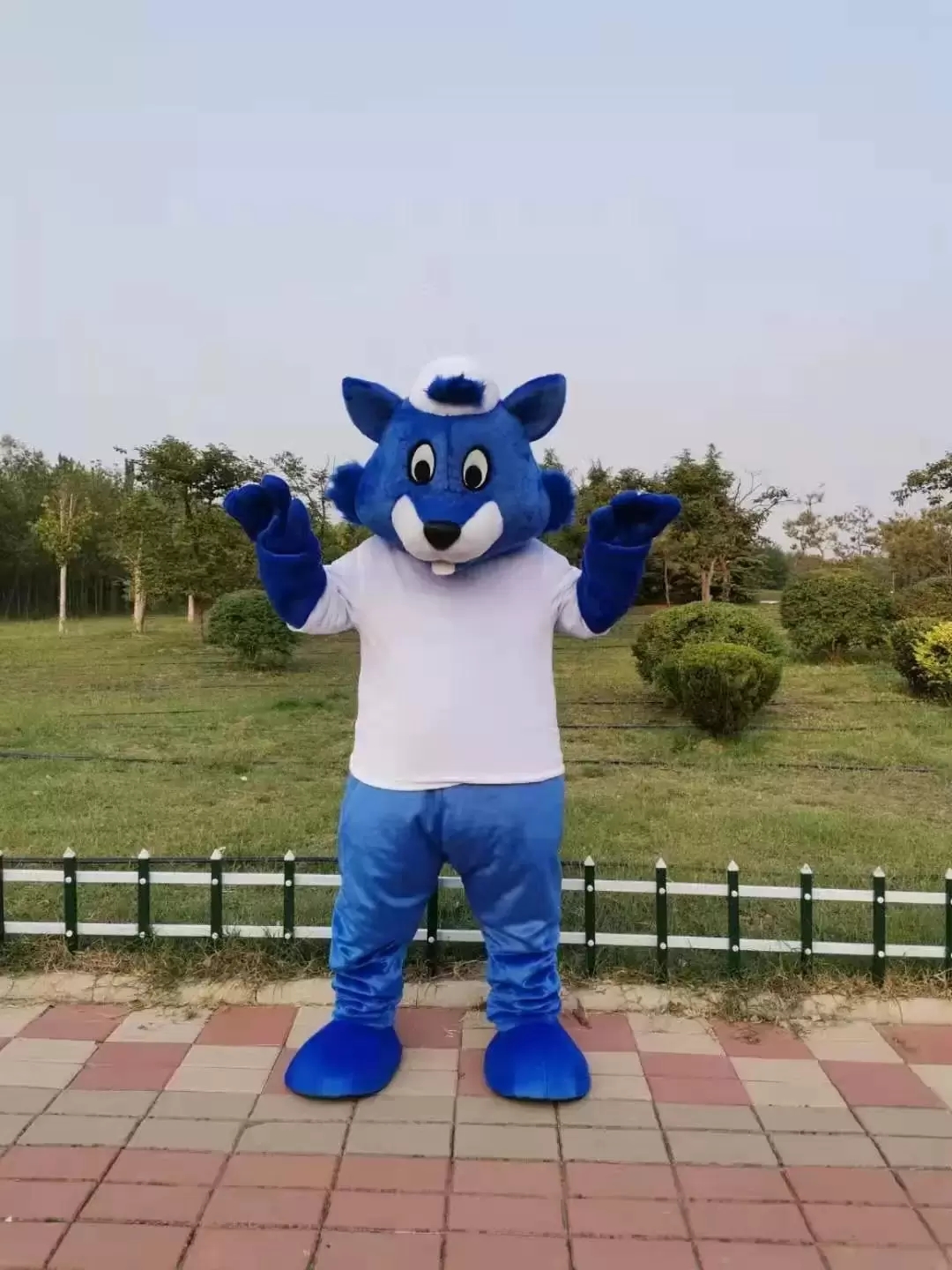 Halloween Blue squirrel Mascot Costume Top quality Cartoon Character Outfits Adults Size Christmas Carnival Birthday Party Outdoor Outfit