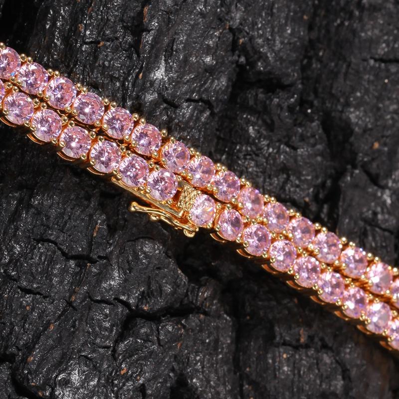 Luxury Dazzling 4MM Pink Zircon Chain Necklace Women Chain Charming Iced Out Hip Hop Jewelry Party Banquet Gifts for Women
Luxury Dazzling 4MM Pink Zircon Chain Necklace Women Chain Charming Iced Out Hip Hop Jewelry Party Banquet Gifts for Women