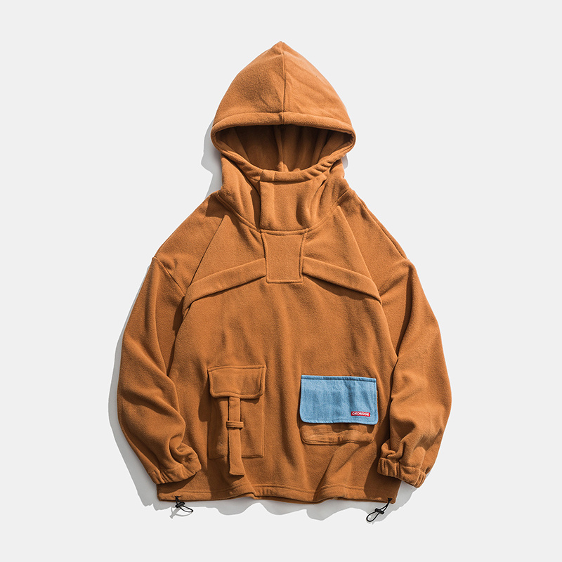 Japanese Big pocket Hoodies Men's 2019 Men Hip Hop Casual Hoodies Streetwear Fashion Tops, Brown
Japanese Big pocket Hoodies Men's 2019 Men Hip Hop Casual Hoodies Streetwear Fashion Tops, Brown