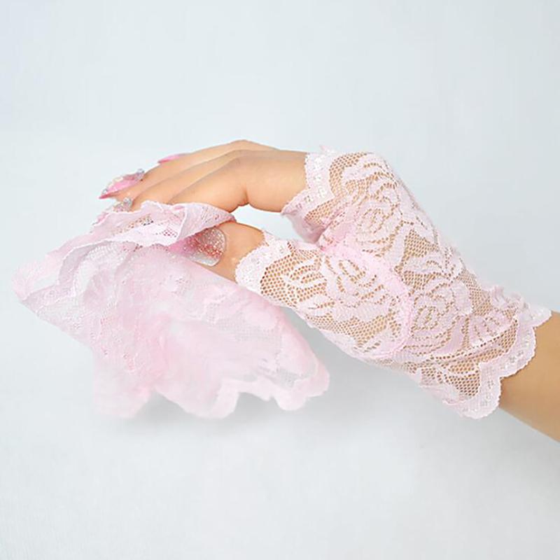 Womens Gothic Black Lace Wrist Cuffs Bracelets Party Sunscreen Rhinestone Bowknot Fingerless Gloves For Femme
Womens Gothic Black Lace Wrist Cuffs Bracelets Party Sunscreen Rhinestone Bowknot Fingerless Gloves For Femme