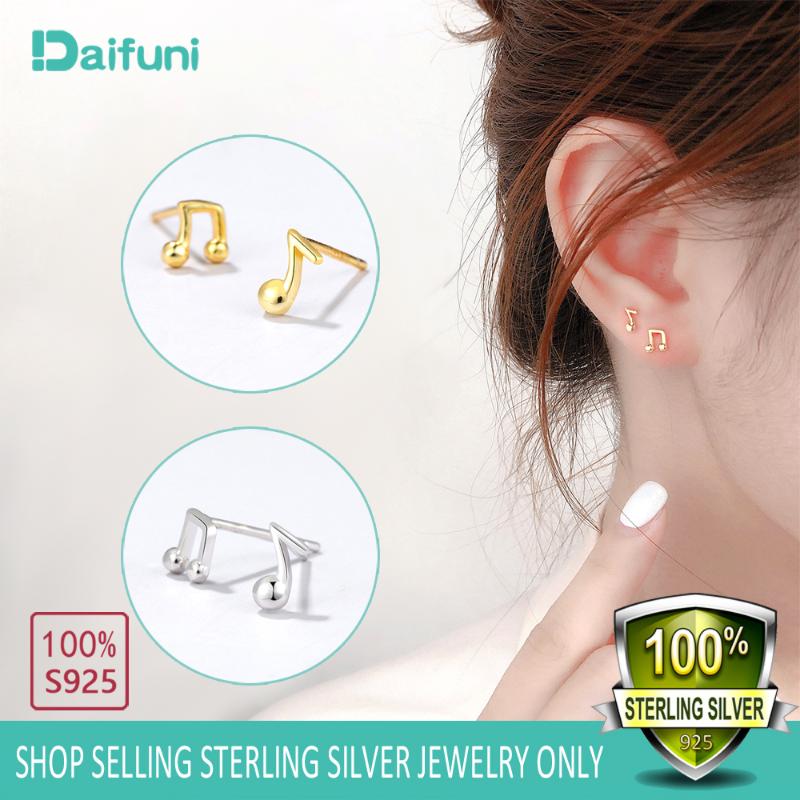 Stud S925 Sterling Silver Music Note Unique Small Minimalist Earrings For Women Teen Girls Lovers Tragus Jewelry Gifts
Stud S925 Sterling Silver Music Note Unique Small Minimalist Earrings For Women Teen Girls Lovers Tragus Jewelry Gifts