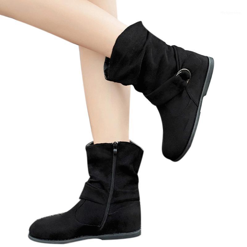 2021 New Ladies Boots Winter Fashion Solid Color Flat Zipper Leather Boots Round Toe Solid Flocking Plus Fleece Shoes1, Blue
2021 New Ladies Boots Winter Fashion Solid Color Flat Zipper Leather Boots Round Toe Solid Flocking Plus Fleece Shoes1, Blue