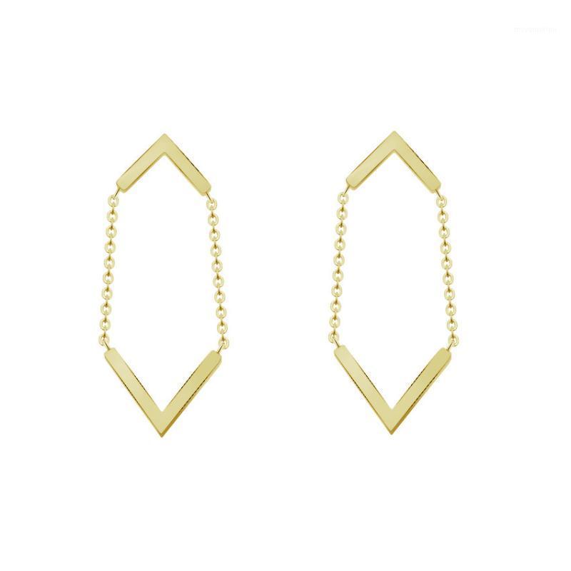 Stainless Steel Long Chain With Double Chevron V Statement Earrings For Women Charm Jewelry Gold Filled Boucle D'oreille Bijoux1
Stainless Steel Long Chain With Double Chevron V Statement Earrings For Women Charm Jewelry Gold Filled Boucle D'oreille Bijoux1