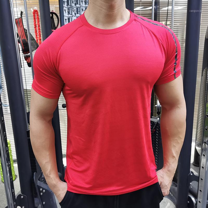 Running Shirt Men Tops Tees Sport O-neck T-shirt mesh Short Sleeve Gym Training Workout Shirts Breathable Quick dry Jerseys1, 90110 red shirts
Running Shirt Men Tops Tees Sport O-neck T-shirt mesh Short Sleeve Gym Training Workout Shirts Breathable Quick dry Jerseys1, 90110 red shirts