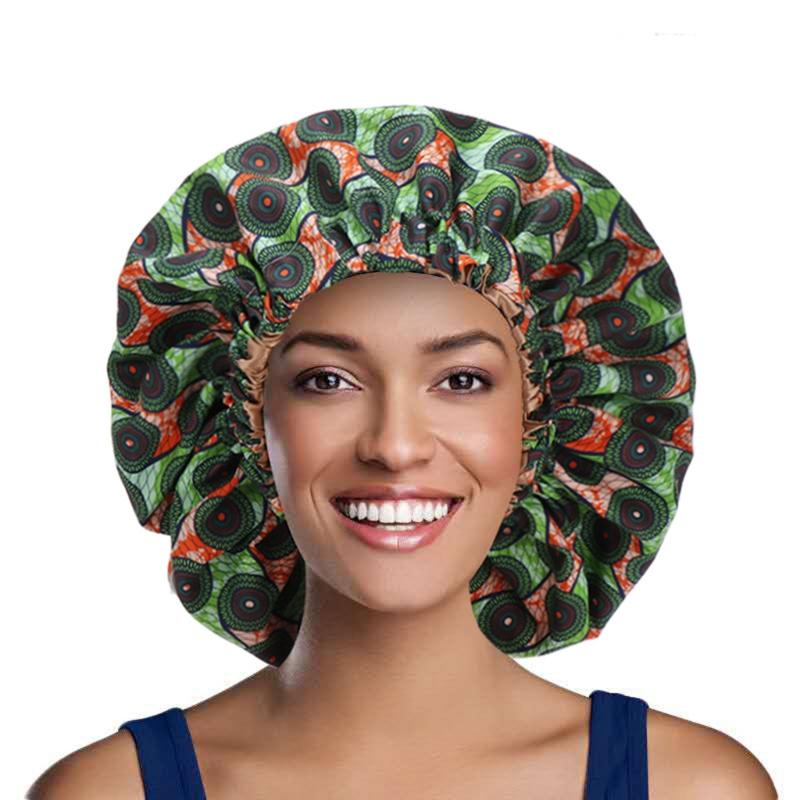 Women Extra Large Bonnet Elastic Sleep Hat African Floral Printing Double Layer Satin Lined Stretch Hair Loss Chemo Cap C6UD 
Women Extra Large Bonnet Elastic Sleep Hat African Floral Printing Double Layer Satin Lined Stretch Hair Loss Chemo Cap C6UD