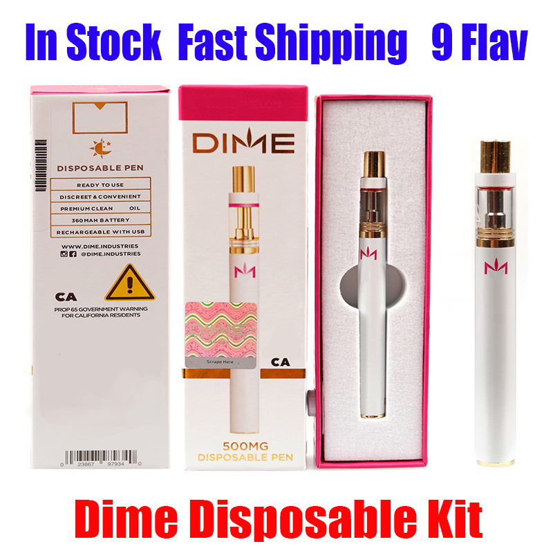 DIME Disposable Starter Device Kit E-cigarette 350mAh Battery 0.5ml Empty Ceramic Coil Thick Oil Cartridge Tank Vape Stick Pen Kits Vs Puff Cookies Bang XXL
DIME Disposable Starter Device Kit E-cigarette 350mAh Battery 0.5ml Empty Ceramic Coil Thick Oil Cartridge Tank Vape Stick Pen Kits Vs Puff Cookies Bang XXL