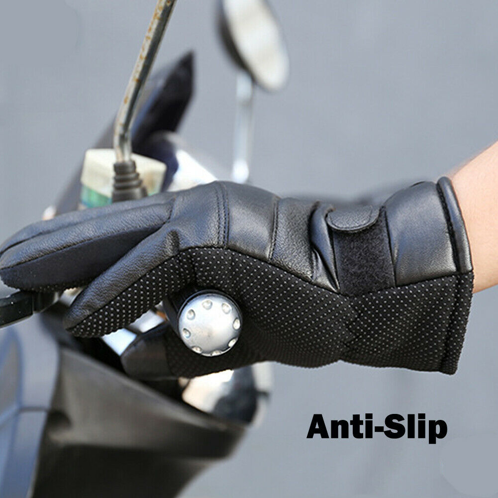 Winter Electric Heated Gloves Windproof Cycling Warm Heating Touch Screen Skiing Gloves USB Powered For Men Women 201104