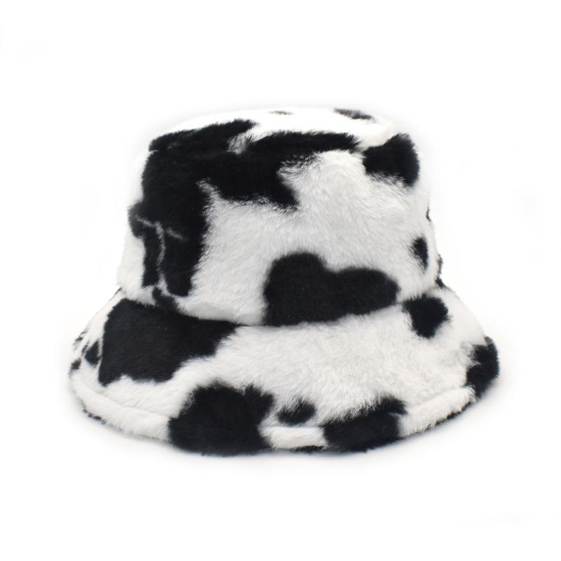 Autumn and winter new cow pattern fisherman hat women fashion Plush warm basin hat net red men fashion, White
Autumn and winter new cow pattern fisherman hat women fashion Plush warm basin hat net red men fashion, White