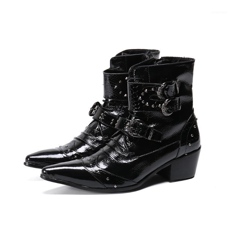 Christia Bella Pasonalized Man Lace Up Agrafe Heighten Boots Large Size Pointed Toe Men's Party Boots Man Real Leather Zip1, Black
Christia Bella Pasonalized Man Lace Up Agrafe Heighten Boots Large Size Pointed Toe Men's Party Boots Man Real Leather Zip1, Black