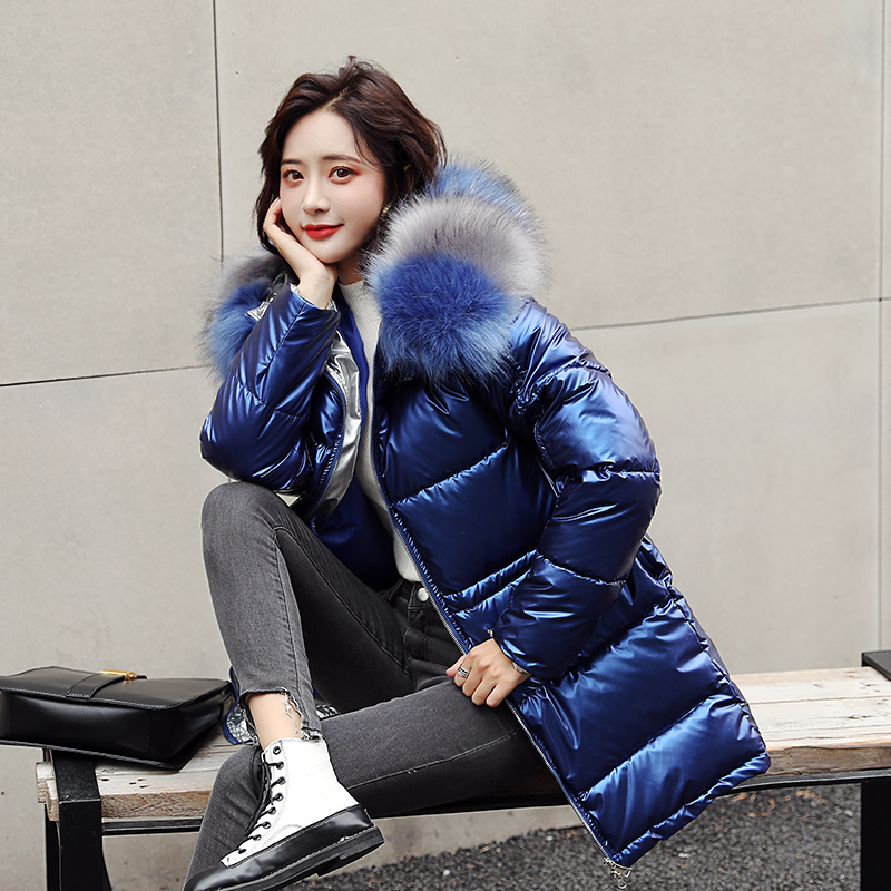 Winter parkas jacket 2020 winter new -30 degrees waterproof warm women Coat parkas Slim hooded fur collar thick warm jacket Coat LJ201127