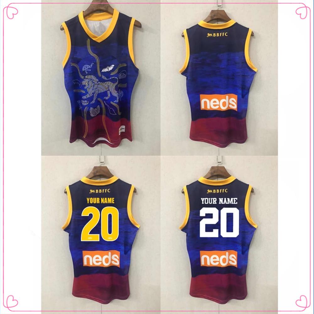 2020 BRISBANE LIONS INDIGENOUS GUERNSEY RUGBY JERSEY 2021Brisbane Lions Rugby TRAINING SHORTS JERSEY size S--L-XL-XXL-3XL, Black
2020 BRISBANE LIONS INDIGENOUS GUERNSEY RUGBY JERSEY 2021Brisbane Lions Rugby TRAINING SHORTS JERSEY size S--L-XL-XXL-3XL, Black