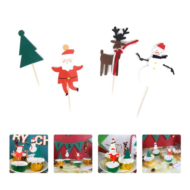 12 Pcs Christmas Cake Toppers Cake Picks Paper Topper for Fruit Decor Home
12 Pcs Christmas Cake Toppers Cake Picks Paper Topper for Fruit Decor Home