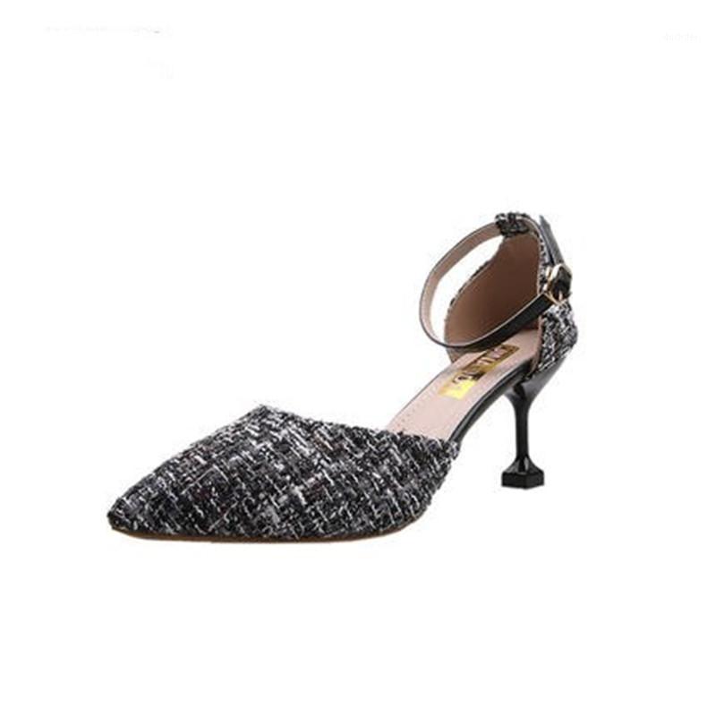 High heel women's shoes stiletto heels 2020 new summer hollow word buckle pointed fairy style mid-heel shoes1
High heel women's shoes stiletto heels 2020 new summer hollow word buckle pointed fairy style mid-heel shoes1