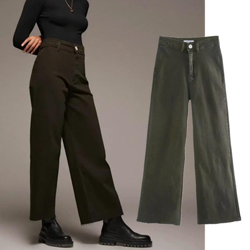 Withered England Fashion Elegant High Waist Elastic Casual Wide Leg Jeans Woman High Waist Jeans Pockets Loose For Women, Picture color
Withered England Fashion Elegant High Waist Elastic Casual Wide Leg Jeans Woman High Waist Jeans Pockets Loose For Women, Picture color