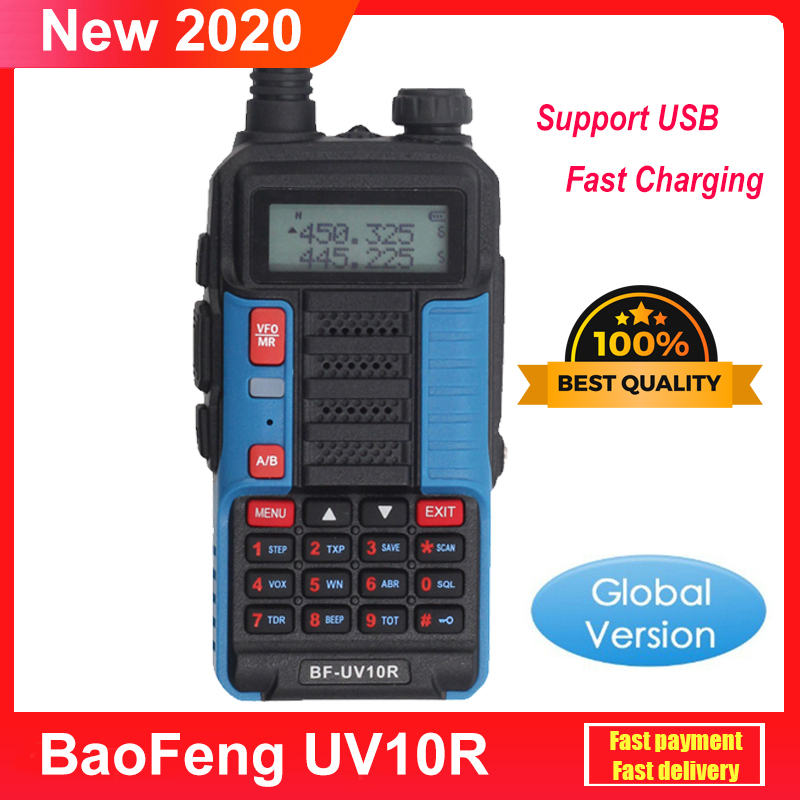 Baofeng Walkie Talkie 30km Baofeng UV10R 128 Channel VHF UHF Dual Band 2 Way CB Ham Radio UV-10R Better Than UV 5R UV-82
Baofeng Walkie Talkie 30km Baofeng UV10R 128 Channel VHF UHF Dual Band 2 Way CB Ham Radio UV-10R Better Than UV 5R UV-82
