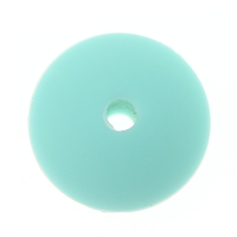 Abacus Lentils Beads 50pcs 12*6mm Silicone Flat Rhombus Loose Beads Baby Teether Necklace Chain Pendant Accessories Bpa Free Y1221
