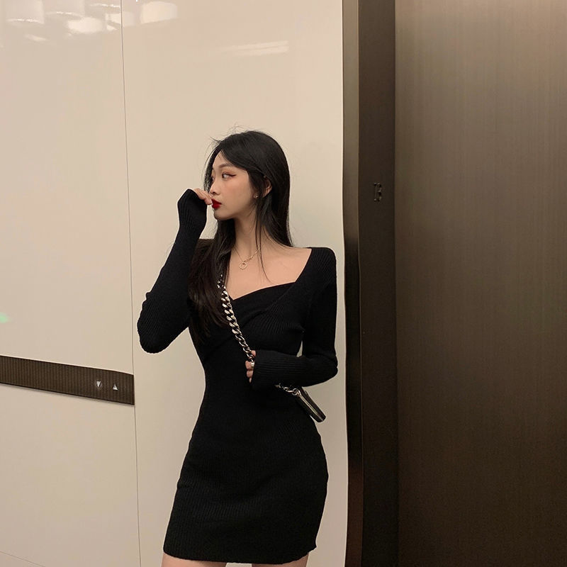 New Spring 2021 solid color lean autumn was elegant in women's mesh thin with low v chic knitted dress y229 3T8M, Stopper
New Spring 2021 solid color lean autumn was elegant in women's mesh thin with low v chic knitted dress y229 3T8M, Stopper