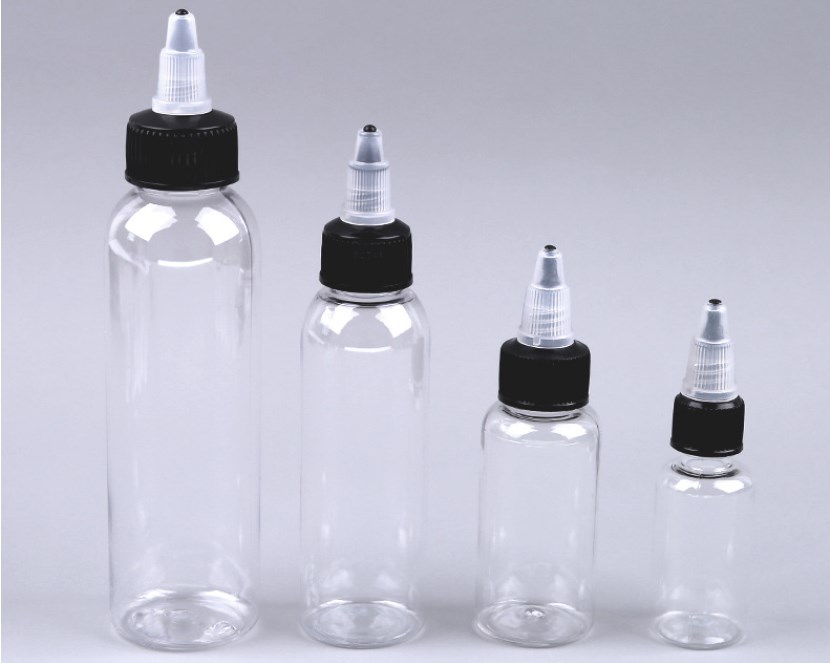 New 120ml 4OZ Twist Cap Empty Plastic Transparent Tattoo Ink Pigment Bottle Supplies