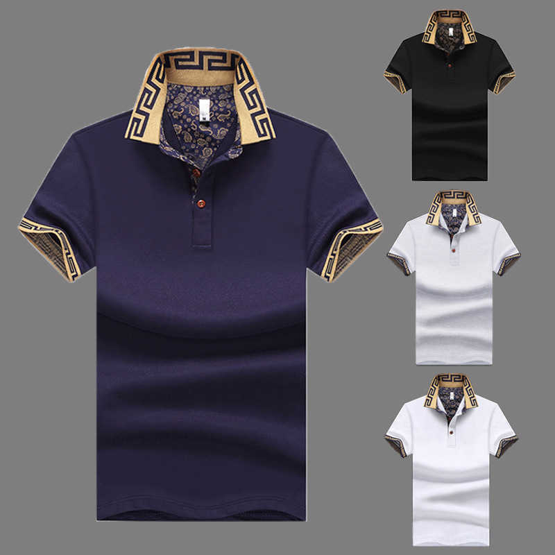 Mens Designer Summer Polo Shirt Pure Cotton Breathable Comfortable Embroider Short Sleeves High Quality Fashion Casual T-shirt -5XL, White
Mens Designer Summer Polo Shirt Pure Cotton Breathable Comfortable Embroider Short Sleeves High Quality Fashion Casual T-shirt -5XL, White