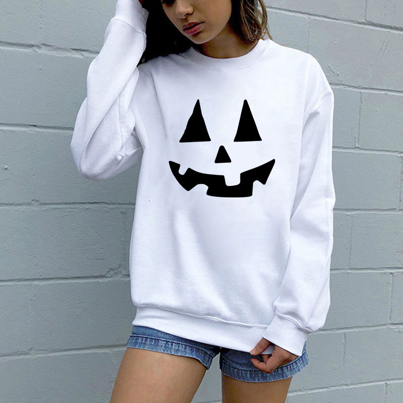 2021 New Women Sweatshirt Soft Spring Autumn Coat Halloween Printed Long Sleeve Sport Pullover Ladies Casual Solid Outerwear 424r, White
2021 New Women Sweatshirt Soft Spring Autumn Coat Halloween Printed Long Sleeve Sport Pullover Ladies Casual Solid Outerwear 424r, White