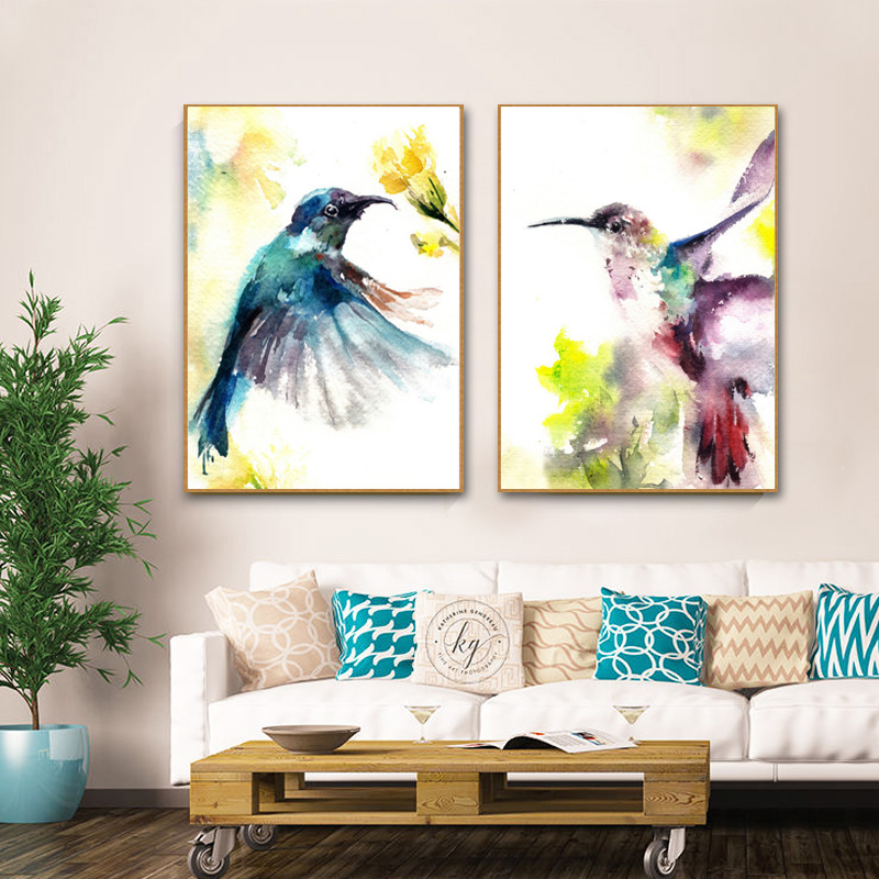 Watercolor Hummingbird Animal Posters and Prints Canvas Painting Bird Painting Wall Art Pictures for Kids Living Room Cuadros
Watercolor Hummingbird Animal Posters and Prints Canvas Painting Bird Painting Wall Art Pictures for Kids Living Room Cuadros