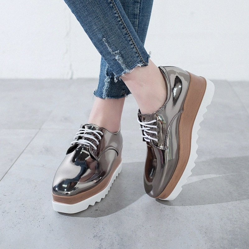 Women Flat Platform Shoes Casual Women's Shoes Comfort Non-slip Zapatos Mujer Creepers Footwear Lace-up Shoes Drop Shipping #c58d
Women Flat Platform Shoes Casual Women's Shoes Comfort Non-slip Zapatos Mujer Creepers Footwear Lace-up Shoes Drop Shipping #c58d