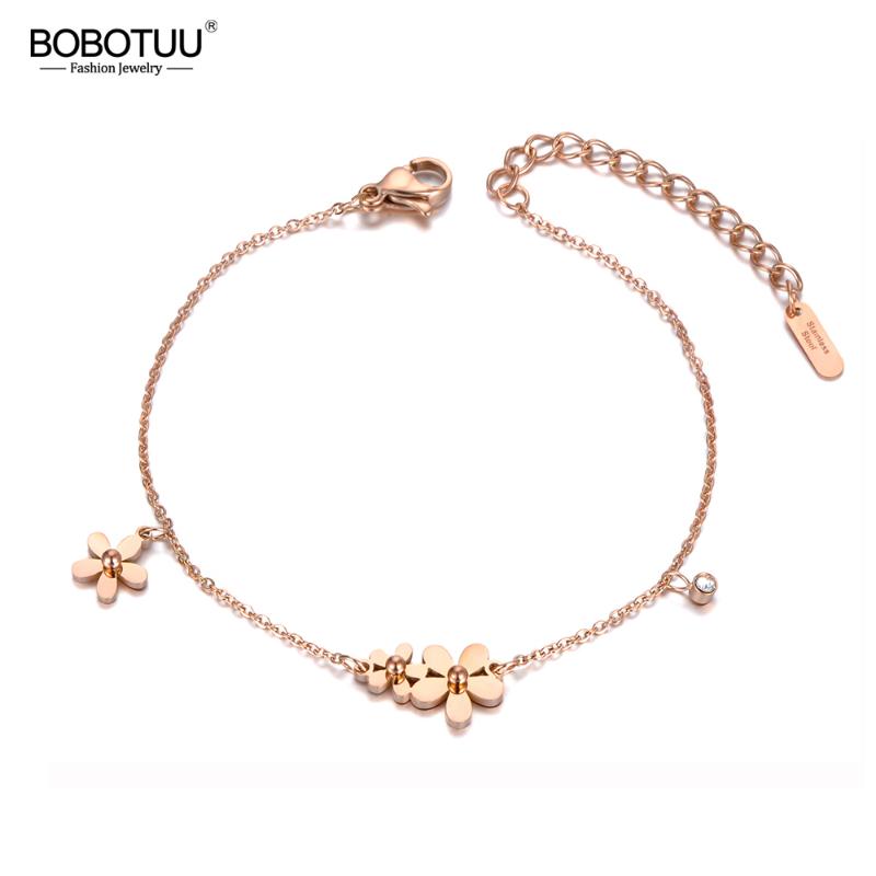BOBOTUU Office Style Stainless Steel Little Daisies Charm Bracelets For Women Chain & Link Summer Beach Bracelet Jewelry BB20009
BOBOTUU Office Style Stainless Steel Little Daisies Charm Bracelets For Women Chain & Link Summer Beach Bracelet Jewelry BB20009