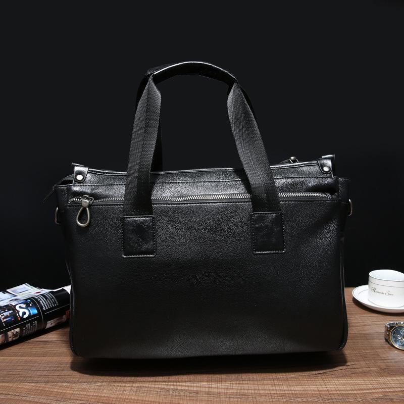 Retro Style Men Handbag Business Men Briefcase Bag Pu Leather Solid Black Laptop Bag Man Messenger Shoulder
Retro Style Men Handbag Business Men Briefcase Bag Pu Leather Solid Black Laptop Bag Man Messenger Shoulder