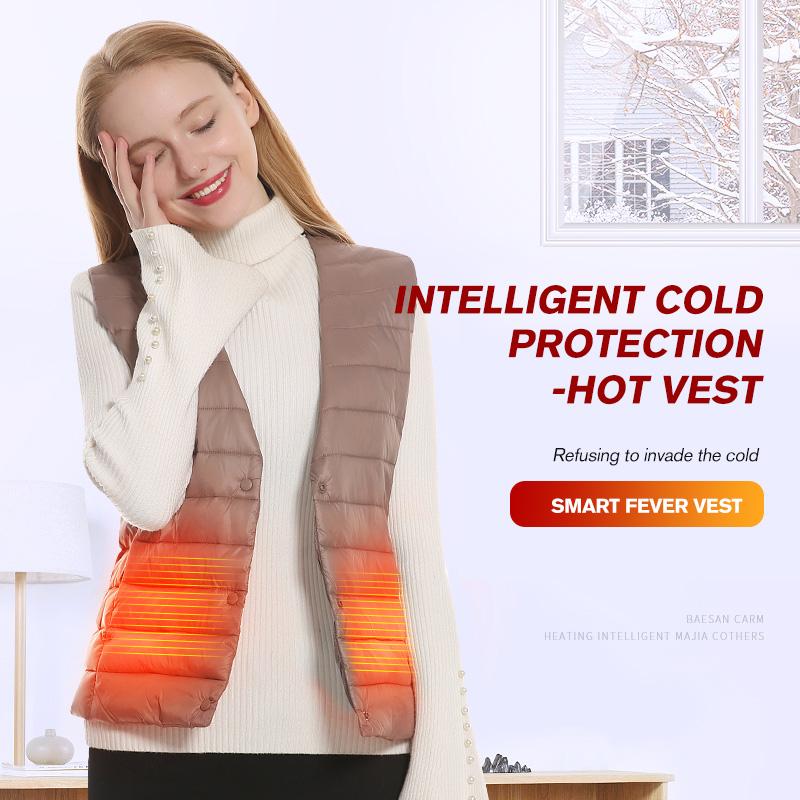 ZYNNEVA USB Powered Heated Vest Winter Women Thermal Electric Heating Jacket Light Down Cotton Clothing GC1212, Black
ZYNNEVA USB Powered Heated Vest Winter Women Thermal Electric Heating Jacket Light Down Cotton Clothing GC1212, Black