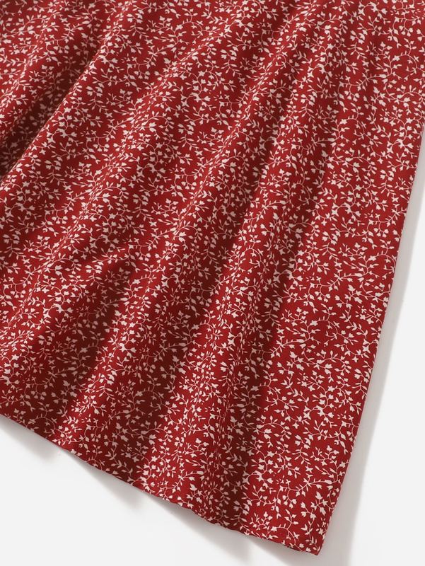 Girls Plants Print Cami Dress SHE