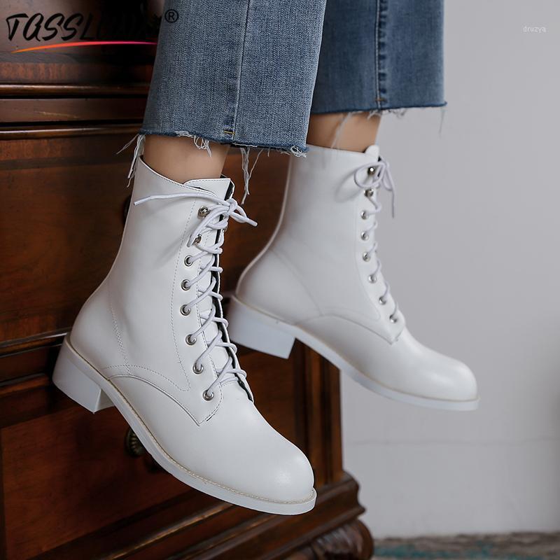 TASSLYNN 2020 Women Boots Winter Lace-Up Microfiber Ankle Boots Women Round Toe Short Plush Platform Shoes1, Black
TASSLYNN 2020 Women Boots Winter Lace-Up Microfiber Ankle Boots Women Round Toe Short Plush Platform Shoes1, Black