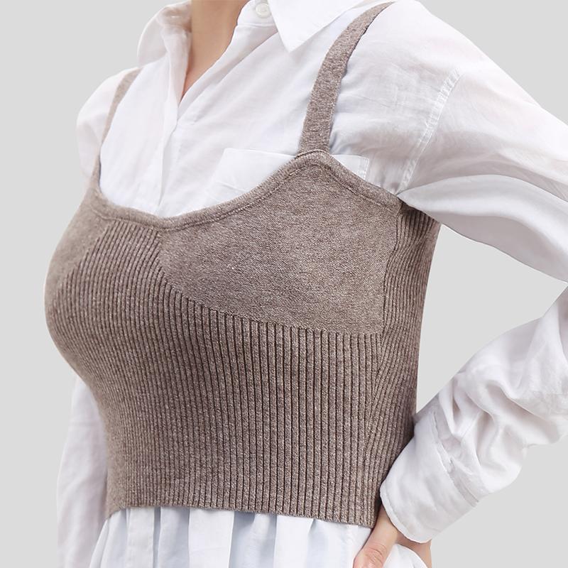 Women Knitted Tank Tops Sexy V-Neck Sleeveless Crop Top Female Casual Underwear Ribbed Short Vest Cropped Tee Camisole, Khaki
Women Knitted Tank Tops Sexy V-Neck Sleeveless Crop Top Female Casual Underwear Ribbed Short Vest Cropped Tee Camisole, Khaki