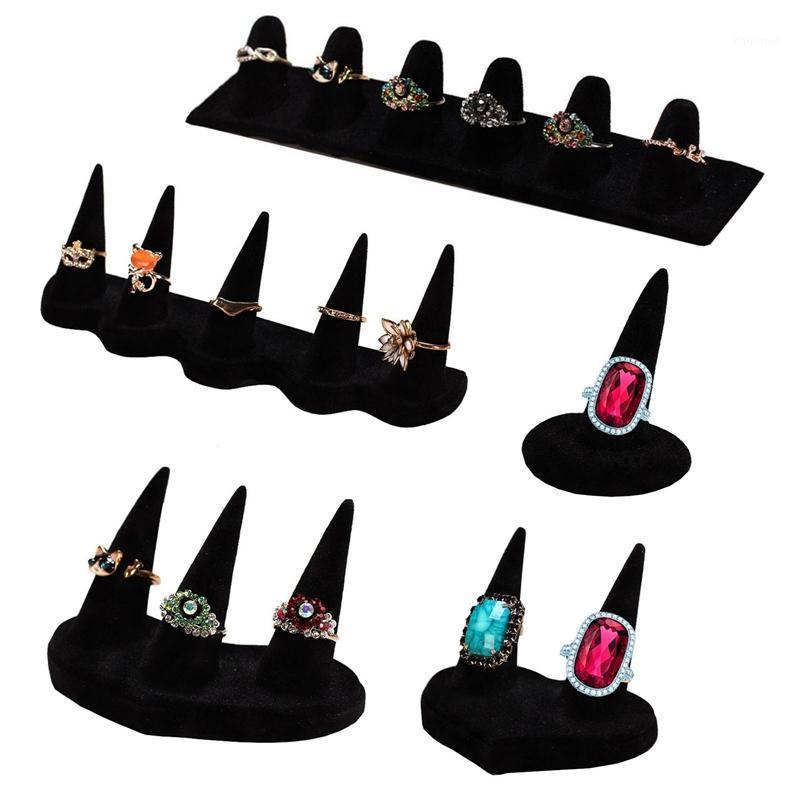 Fashion Black Velvet Finger Tip Mountail Jewelry Ring Display Holder Charm Resin Ring Display Storage Organizer Stand Showcase1
Fashion Black Velvet Finger Tip Mountail Jewelry Ring Display Holder Charm Resin Ring Display Storage Organizer Stand Showcase1