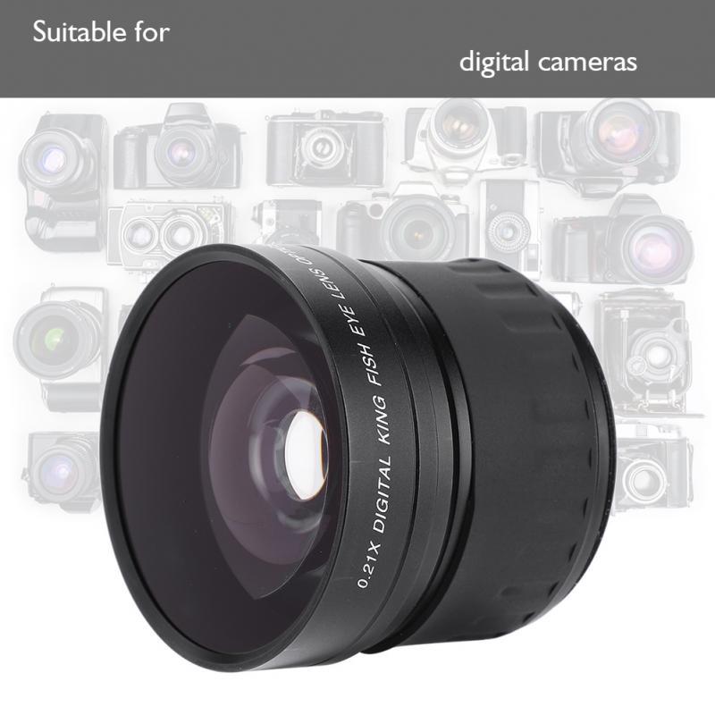 58mm 0.21X Wide Angle Fisheye Lens for Canon/Nikon/Sony/Minolta/Pansonic/Olympus/Pentax DSLR/SL
58mm 0.21X Wide Angle Fisheye Lens for Canon/Nikon/Sony/Minolta/Pansonic/Olympus/Pentax DSLR/SL