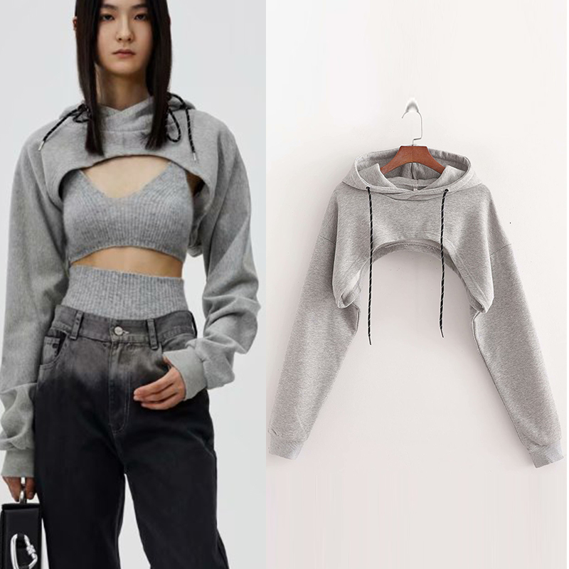 2021 New Women Spring Autumn Sweatshirt Short Sportswear Long Sleeve Hoodies Pullover Solid Ladies Fashion Outerwear Two Colors R1f7
2021 New Women Spring Autumn Sweatshirt Short Sportswear Long Sleeve Hoodies Pullover Solid Ladies Fashion Outerwear Two Colors R1f7