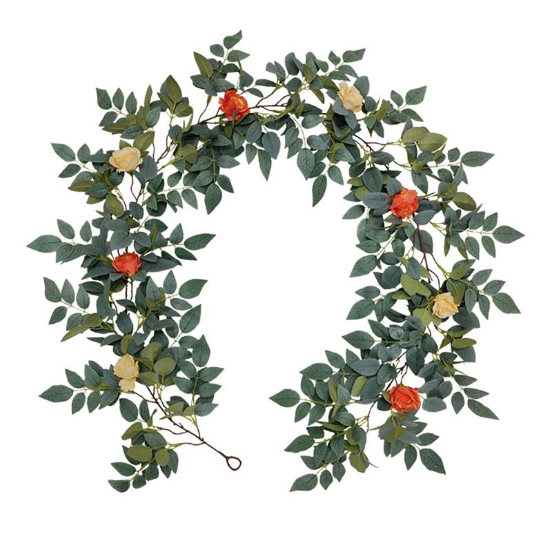 Artificial Rose Flowers Vine Fake Hanging Green Leaf Flower Ivy Vines for Office Party Home Garden Wedding Arch Decor
Artificial Rose Flowers Vine Fake Hanging Green Leaf Flower Ivy Vines for Office Party Home Garden Wedding Arch Decor