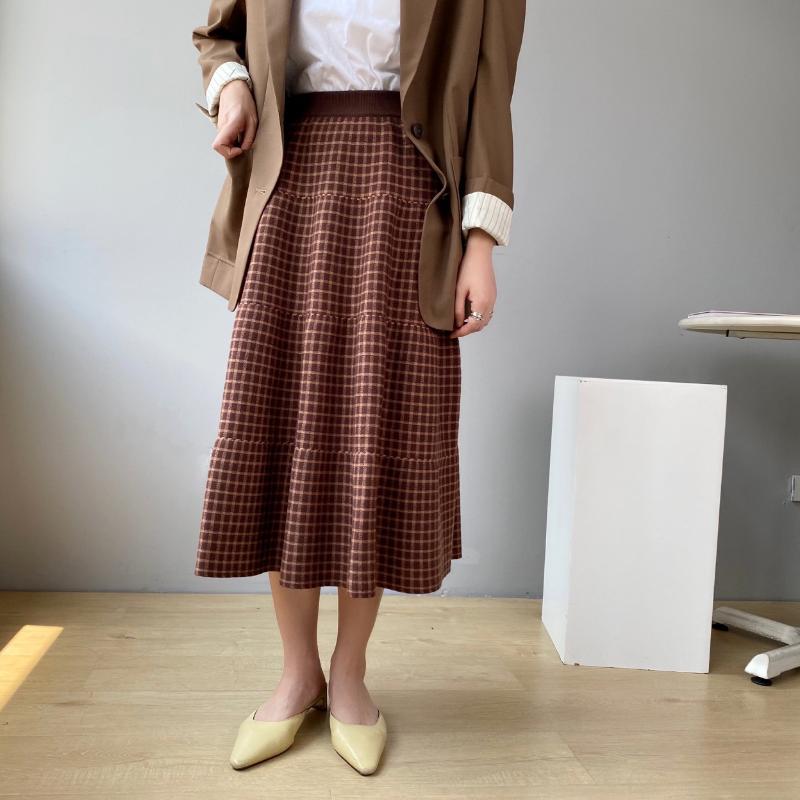 2020 New Autumn Skirts Women High Waist Plaid Skirts Womens Fashion A-Line Skirt Femme Casual Vintage Kintted Streetwear, Black
2020 New Autumn Skirts Women High Waist Plaid Skirts Womens Fashion A-Line Skirt Femme Casual Vintage Kintted Streetwear, Black