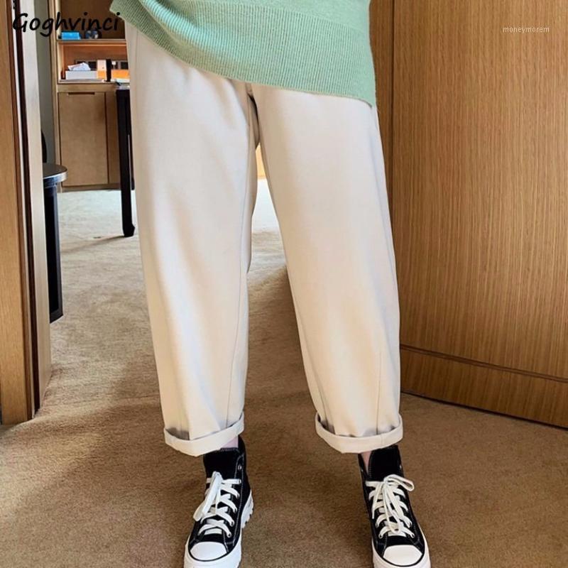 Casual Pants Women Solid Straight All-match Woolen Loose Large Size -7XL Fashion Winter Thicken Baggy Chic Ulzzang Vintage New1, Apricot-woolen
Casual Pants Women Solid Straight All-match Woolen Loose Large Size -7XL Fashion Winter Thicken Baggy Chic Ulzzang Vintage New1, Apricot-woolen
