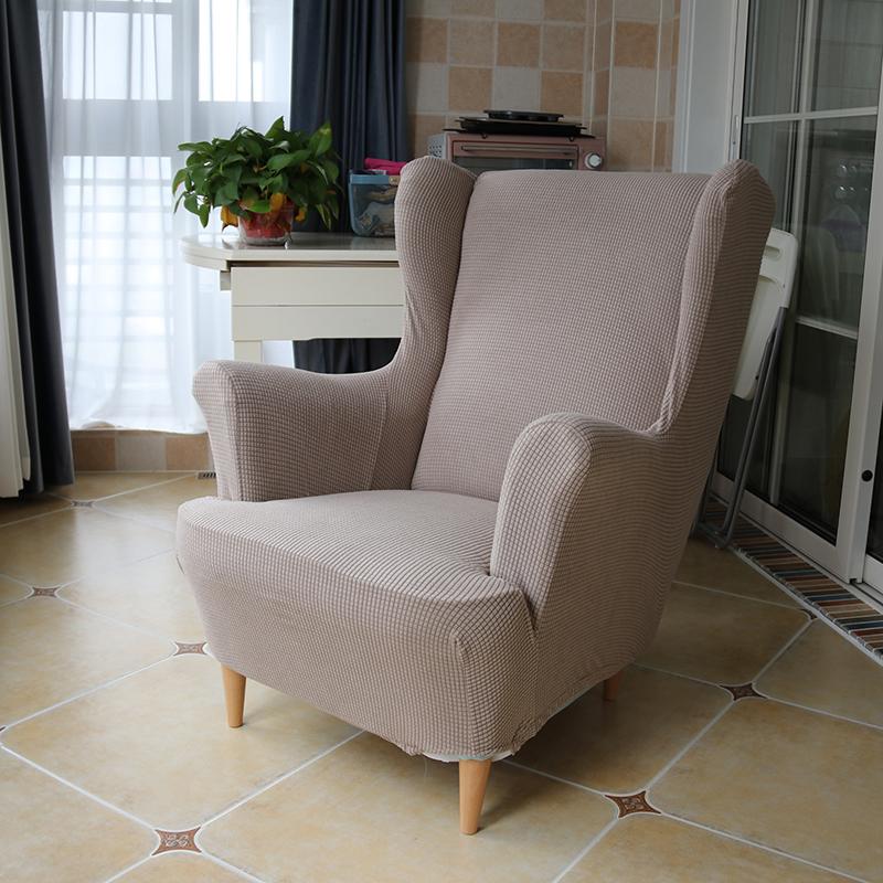 Stretch Sloping Arm Wing Back Chair Cover Fleece Elastic Armchair Slipcover Wingback Chair Cover Protector for Banquet Wedding
Stretch Sloping Arm Wing Back Chair Cover Fleece Elastic Armchair Slipcover Wingback Chair Cover Protector for Banquet Wedding