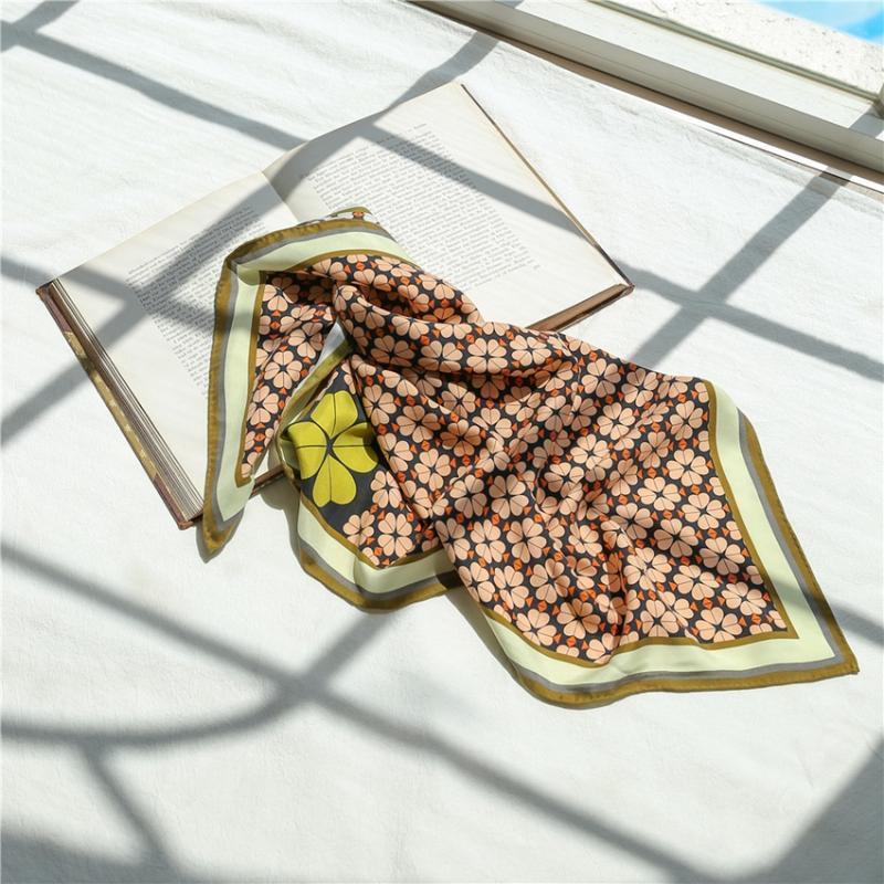 Floral Print 100% Silk Bandana Scarf Neckerchief Women Fashion Head Scarves 25"x25"1
Floral Print 100% Silk Bandana Scarf Neckerchief Women Fashion Head Scarves 25"x25"1