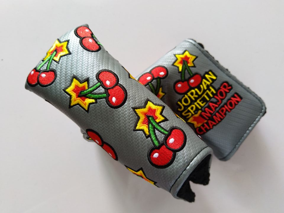 Wholesale-Cherry Embroidery Golf Putter Club Headcover Blade Putter Protective Cover
Wholesale-Cherry Embroidery Golf Putter Club Headcover Blade Putter Protective Cover
