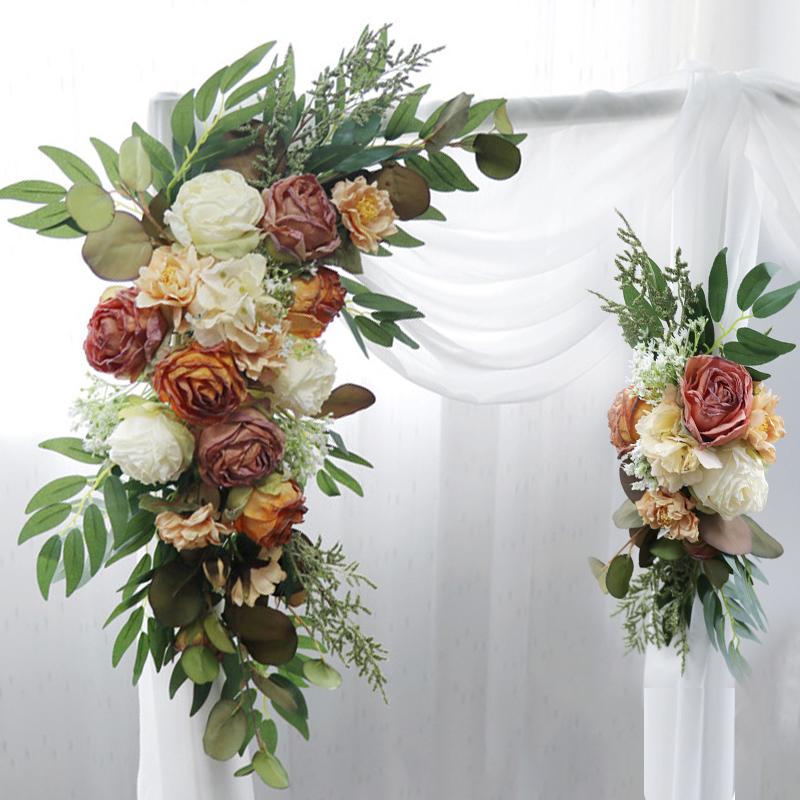 Decorative Flowers & Wreaths 2pcs Custom Luxury Retro Rose Artificial Row Wedding Arch Decor Backdrop Flower Wall Arrange Window Display Fak
Decorative Flowers & Wreaths 2pcs Custom Luxury Retro Rose Artificial Row Wedding Arch Decor Backdrop Flower Wall Arrange Window Display Fak