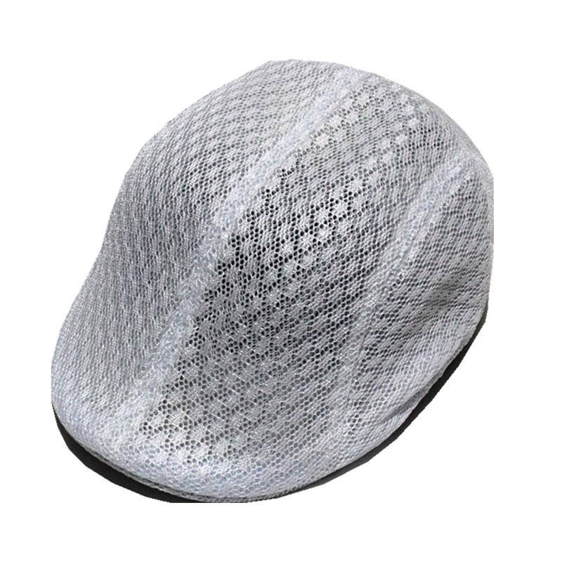 Unisex Summer Hollow Out Breathable Mesh Beret Newsboy Gorras Planas Flat Cap Berets Dirving Casual Vintage Hat, White
Unisex Summer Hollow Out Breathable Mesh Beret Newsboy Gorras Planas Flat Cap Berets Dirving Casual Vintage Hat, White