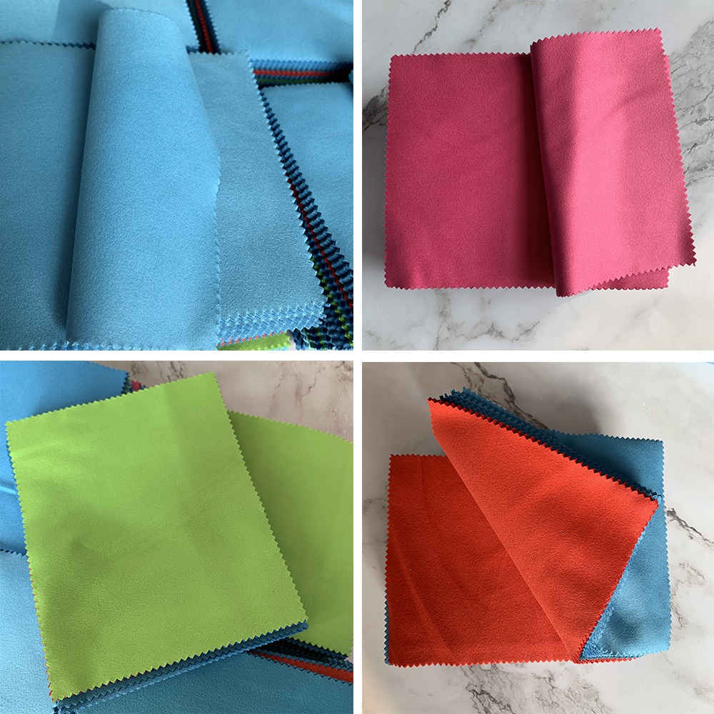 50pcs 30 Glasses Cleaning Cloth Eyeglasses towel 15x18cm Microfiber Lens Cloth Wipes For Lens Phone Screen Camera Computer Clean 201021