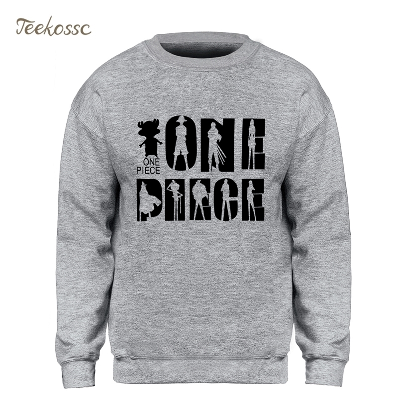 One Piece Hoodie Men Straw Hat Luffy Sweatshirts Winter Autumn Fleece Warm Harajuku Sweatshirt Japan Anime Streetwear Mens 201020