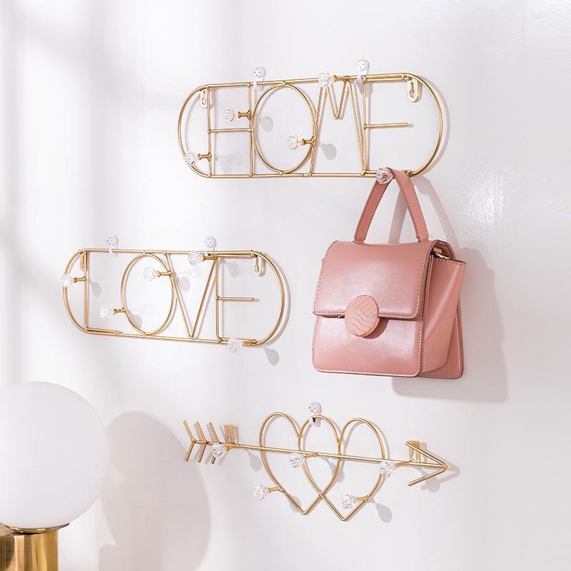 Nordic Metal Golden Hook Creative Heart Shaped Wall Hooks for Hanging Clothes Bedroom Door Decor Key Hanger Handbag Hanger Racks1
Nordic Metal Golden Hook Creative Heart Shaped Wall Hooks for Hanging Clothes Bedroom Door Decor Key Hanger Handbag Hanger Racks1