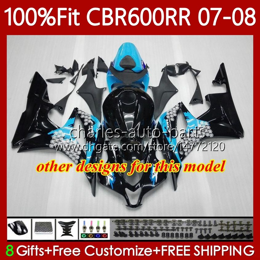 OEM Body For HONDA CBR 600RR CBR600 RR F 5 2007-2008 Bodywork 70No.170 CBR 600 RR CC F5 600F5 600CC 2007 2008 CBR600F5 CBR600RR 07 08 Injection mold F