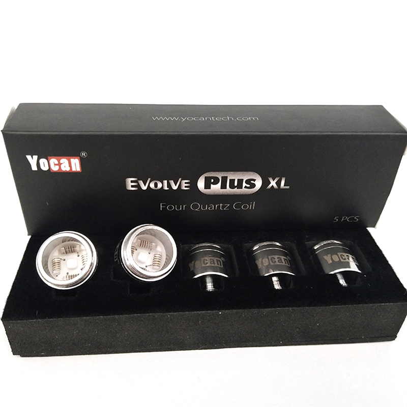 Authentic Yocan Evolve Plus XL Coil Heater Vaporzier Pen Replacement Coils Quad 4 Quatz Rod Head Coil
Authentic Yocan Evolve Plus XL Coil Heater Vaporzier Pen Replacement Coils Quad 4 Quatz Rod Head Coil