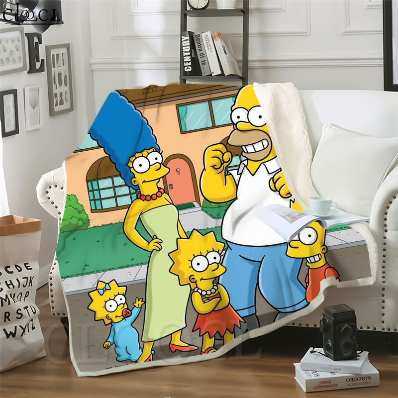 CLOOCL The Simpsons 3D Print Casual Style Air Conditioning Blanket Sofa Teens Bedding Throw Blankets Plush Quilt
CLOOCL The Simpsons 3D Print Casual Style Air Conditioning Blanket Sofa Teens Bedding Throw Blankets Plush Quilt
