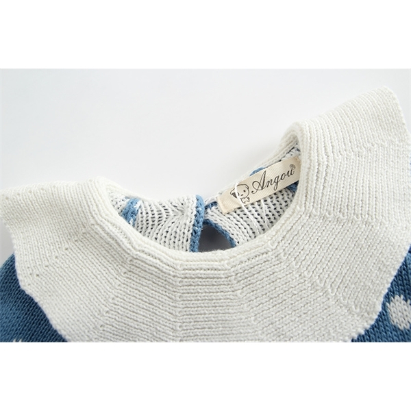 Baby Knitted Clothes Newborn Baby Girls Romper Long Sleeve Woolen Pompom Infant Jumpsuit For Girls Boys Overalls Clothes C0126